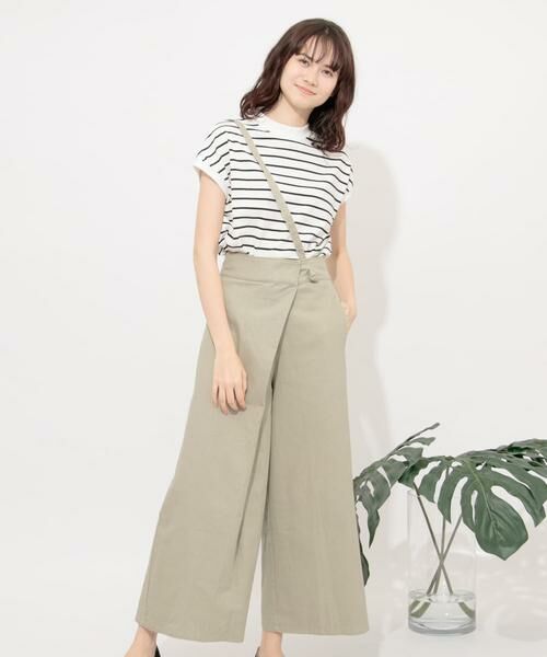 SENSE OF PLACE by URBAN RESEARCH / センスオブプレイス バイ アーバンリサーチ その他パンツ | 2WAYワンショルダーサスツキパンツ(ライトカーキ)