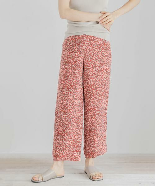 SENSE OF PLACE by URBAN RESEARCH / センスオブプレイス バイ アーバンリサーチ その他パンツ | ワイドストレートヨウリュウパンツ(オレンジ系その他)