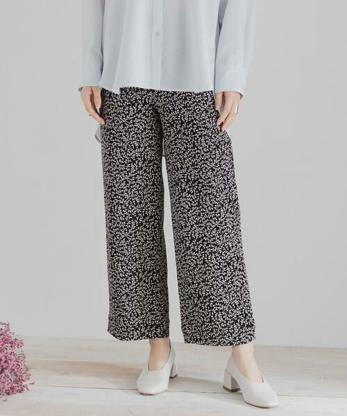 SENSE OF PLACE by URBAN RESEARCH / センスオブプレイス バイ アーバンリサーチ その他パンツ | ワイドストレートヨウリュウパンツ(ブラック系その他)