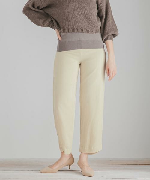 SENSE OF PLACE by URBAN RESEARCH / センスオブプレイス バイ アーバンリサーチ その他パンツ | ワイドストレートヨウリュウパンツ(ベージュ)