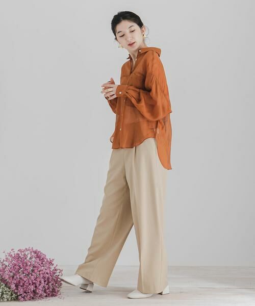 SENSE OF PLACE by URBAN RESEARCH / センスオブプレイス バイ アーバンリサーチ その他パンツ | CARREMANワイドパンツ | 詳細22