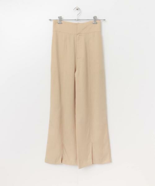 SENSE OF PLACE by URBAN RESEARCH / センスオブプレイス バイ アーバンリサーチ その他パンツ | リヨセルスリットワイドパンツ | 詳細3