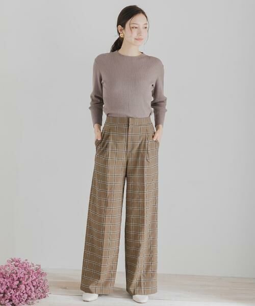 SENSE OF PLACE by URBAN RESEARCH / センスオブプレイス バイ アーバンリサーチ その他パンツ | チェックワイドパンツ | 詳細2