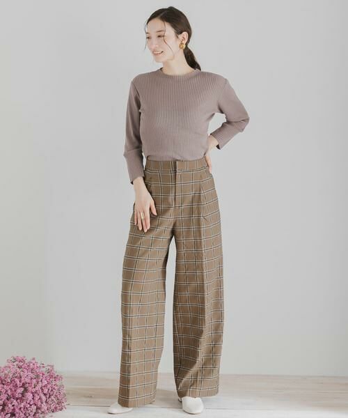 SENSE OF PLACE by URBAN RESEARCH / センスオブプレイス バイ アーバンリサーチ その他パンツ | チェックワイドパンツ | 詳細3