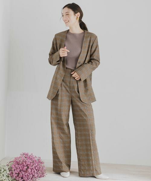 SENSE OF PLACE by URBAN RESEARCH / センスオブプレイス バイ アーバンリサーチ その他パンツ | チェックワイドパンツ | 詳細6