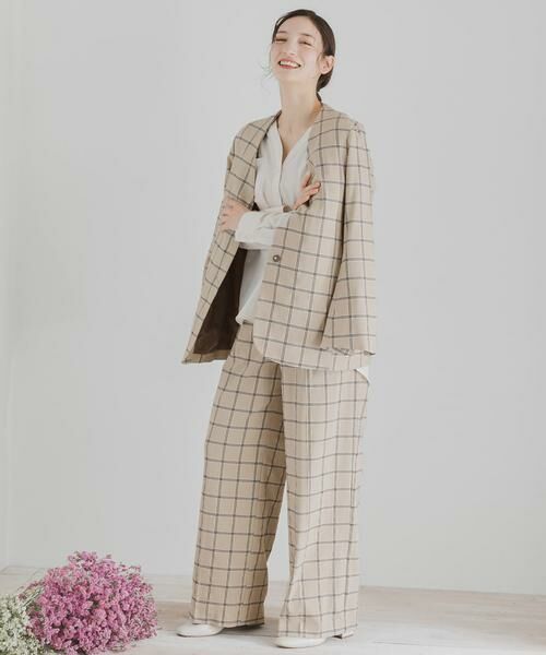 SENSE OF PLACE by URBAN RESEARCH / センスオブプレイス バイ アーバンリサーチ その他パンツ | チェックワイドパンツ | 詳細15