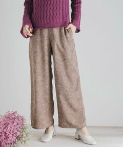 SENSE OF PLACE by URBAN RESEARCH / センスオブプレイス バイ アーバンリサーチ その他パンツ | フラワーナローワイドパンツ