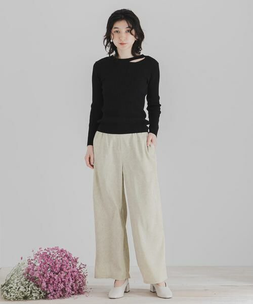 SENSE OF PLACE by URBAN RESEARCH / センスオブプレイス バイ アーバンリサーチ その他パンツ | フラワーナローワイドパンツ | 詳細1