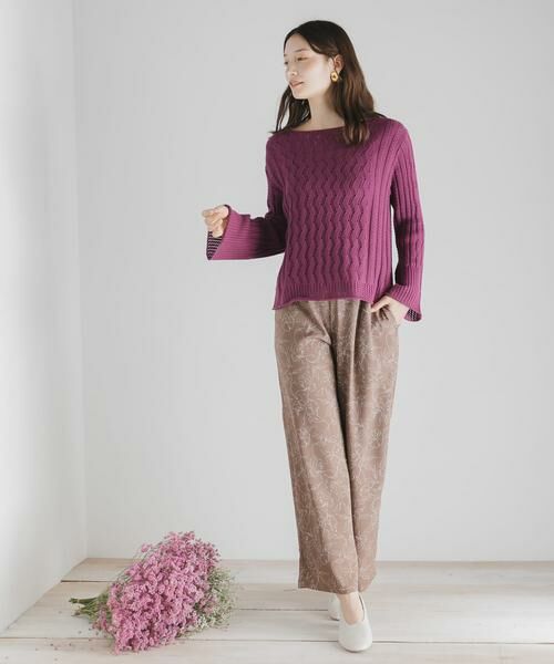 SENSE OF PLACE by URBAN RESEARCH / センスオブプレイス バイ アーバンリサーチ その他パンツ | フラワーナローワイドパンツ | 詳細7