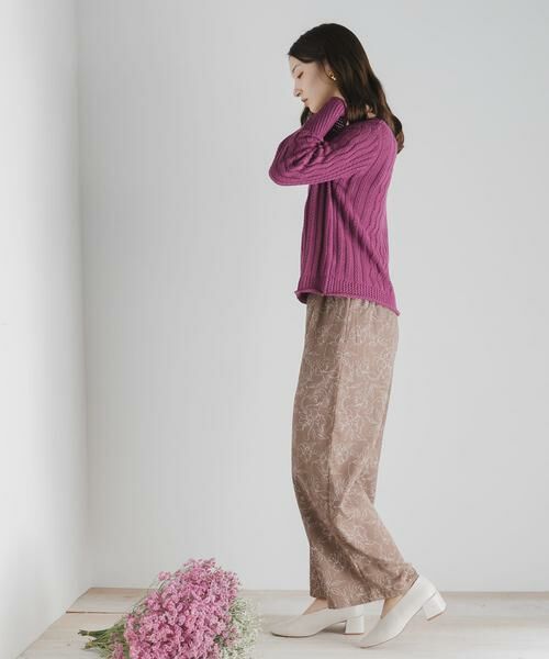 SENSE OF PLACE by URBAN RESEARCH / センスオブプレイス バイ アーバンリサーチ その他パンツ | フラワーナローワイドパンツ | 詳細8