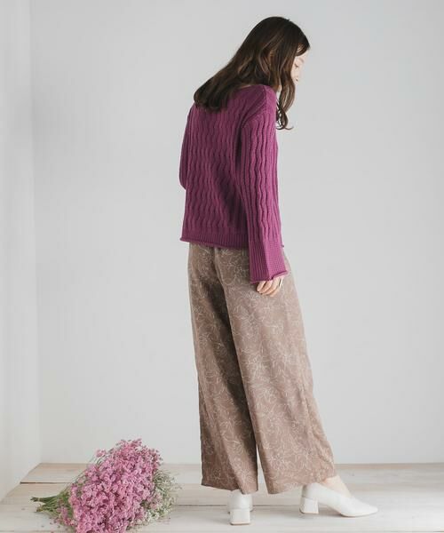 SENSE OF PLACE by URBAN RESEARCH / センスオブプレイス バイ アーバンリサーチ その他パンツ | フラワーナローワイドパンツ | 詳細10