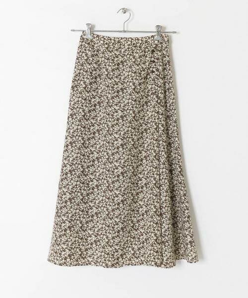 SENSE OF PLACE by URBAN RESEARCH / センスオブプレイス バイ アーバンリサーチ スカート | フラワープリントナローフレアスカート | 詳細1