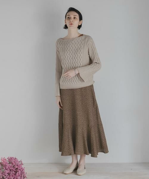 SENSE OF PLACE by URBAN RESEARCH / センスオブプレイス バイ アーバンリサーチ スカート | リーフプリントティアードスカート | 詳細1