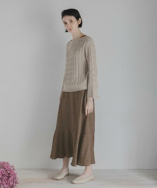 SENSE OF PLACE by URBAN RESEARCH / センスオブプレイス バイ アーバンリサーチ スカート | リーフプリントティアードスカート | 詳細2