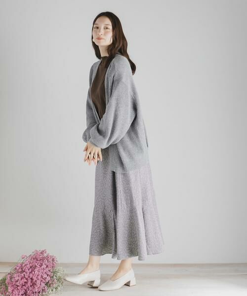 SENSE OF PLACE by URBAN RESEARCH / センスオブプレイス バイ アーバンリサーチ スカート | リーフプリントティアードスカート | 詳細9