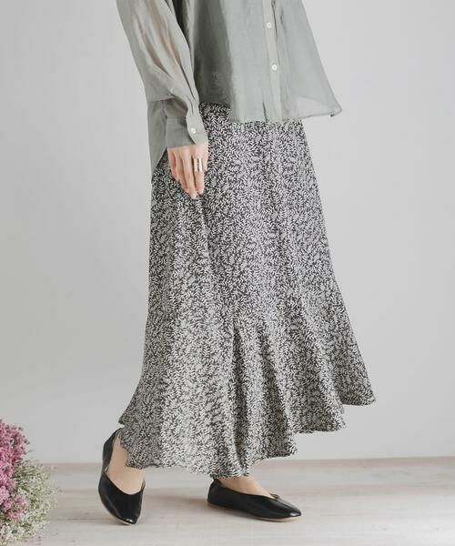 SENSE OF PLACE by URBAN RESEARCH / センスオブプレイス バイ アーバンリサーチ スカート | リーフプリントティアードスカート | 詳細13