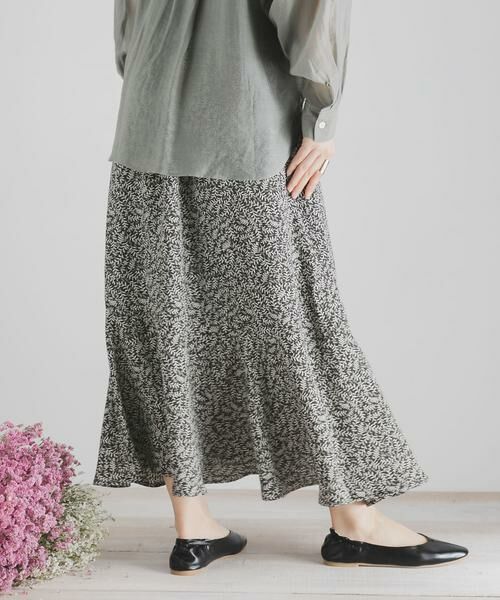 SENSE OF PLACE by URBAN RESEARCH / センスオブプレイス バイ アーバンリサーチ スカート | リーフプリントティアードスカート | 詳細14