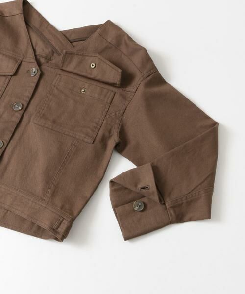 SENSE OF PLACE by URBAN RESEARCH / センスオブプレイス バイ アーバンリサーチ ノーカラージャケット | ノーカラーショートジャケット | 詳細2