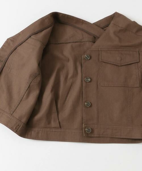 SENSE OF PLACE by URBAN RESEARCH / センスオブプレイス バイ アーバンリサーチ ノーカラージャケット | ノーカラーショートジャケット | 詳細3