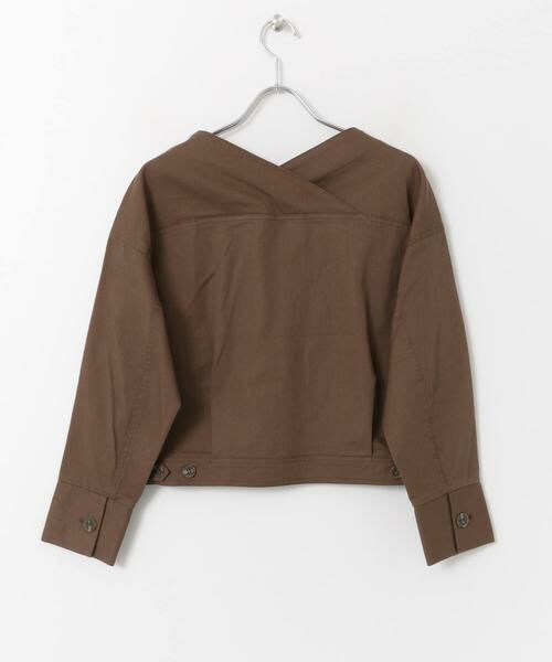 SENSE OF PLACE by URBAN RESEARCH / センスオブプレイス バイ アーバンリサーチ ノーカラージャケット | ノーカラーショートジャケット | 詳細5