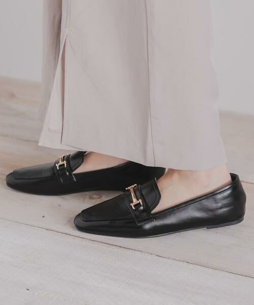 SENSE OF PLACE by URBAN RESEARCH / センスオブプレイス バイ アーバンリサーチ フラットシューズ | ソフトフェイクレザービットローファー | 詳細14