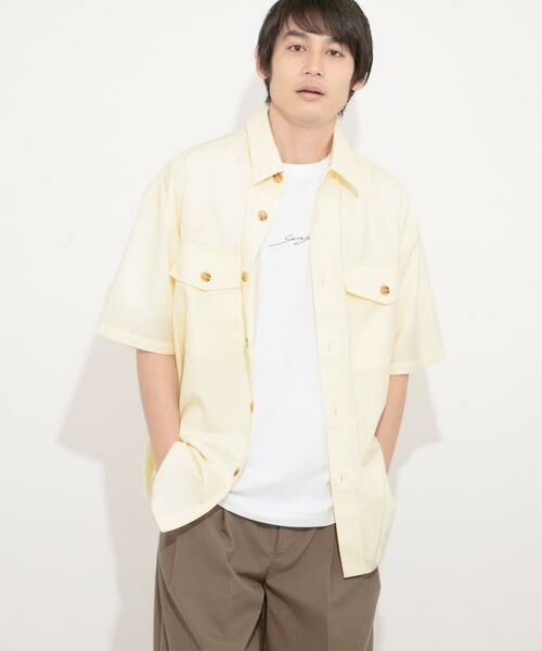 SENSE OF PLACE by URBAN RESEARCH / センスオブプレイス バイ アーバンリサーチ シャツ・ブラウス | CPOシャツ(5分袖) | 詳細1