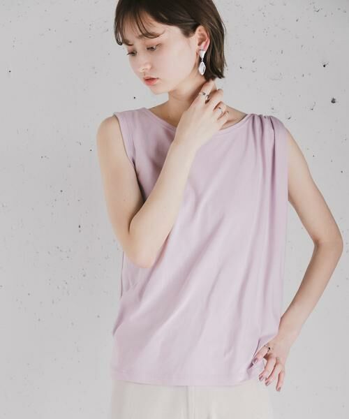 SENSE OF PLACE by URBAN RESEARCH / センスオブプレイス バイ アーバンリサーチ タンクトップ | 『UR TECH』ツイストショルダーアシメトップ | 詳細10