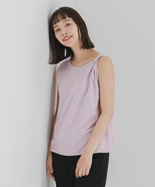 SENSE OF PLACE by URBAN RESEARCH / センスオブプレイス バイ アーバンリサーチ タンクトップ | 『UR TECH』ツイストショルダーアシメトップ | 詳細8