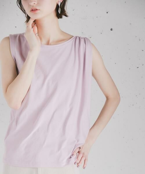 SENSE OF PLACE by URBAN RESEARCH / センスオブプレイス バイ アーバンリサーチ タンクトップ | 『UR TECH』ツイストショルダーアシメトップ | 詳細9