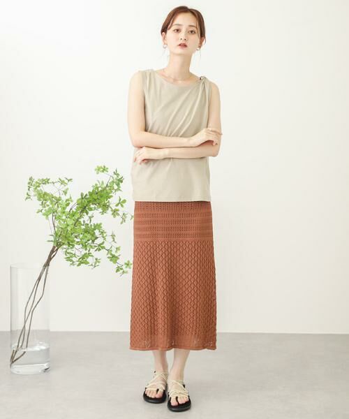 SENSE OF PLACE by URBAN RESEARCH / センスオブプレイス バイ アーバンリサーチ タンクトップ | 『UR TECH』ツイストショルダーアシメトップ | 詳細29