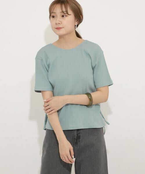 SENSE OF PLACE by URBAN RESEARCH / センスオブプレイス バイ アーバンリサーチ Tシャツ | オーガニックコットンバックカシュクールトップ | 詳細1