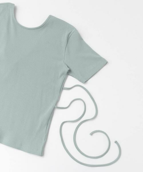 SENSE OF PLACE by URBAN RESEARCH / センスオブプレイス バイ アーバンリサーチ Tシャツ | オーガニックコットンバックカシュクールトップ | 詳細6