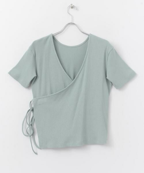 SENSE OF PLACE by URBAN RESEARCH / センスオブプレイス バイ アーバンリサーチ Tシャツ | オーガニックコットンバックカシュクールトップ | 詳細7