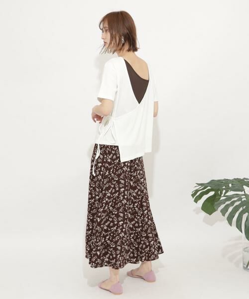 SENSE OF PLACE by URBAN RESEARCH / センスオブプレイス バイ アーバンリサーチ Tシャツ | オーガニックコットンバックカシュクールトップ | 詳細14