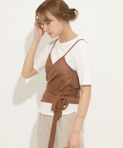 SENSE OF PLACE by URBAN RESEARCH / センスオブプレイス バイ アーバンリサーチ ニット・セーター | カシュクールアンサンブルトップ