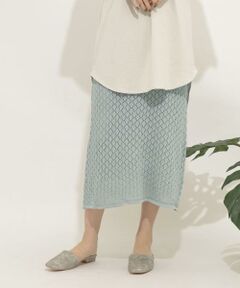 SENSE OF PLACE by URBAN RESEARCH / センスオブプレイス バイ アーバンリサーチ スカート | クロシェニットスカート