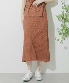 SENSE OF PLACE by URBAN RESEARCH / センスオブプレイス バイ アーバンリサーチ スカート | クロシェニットスカート