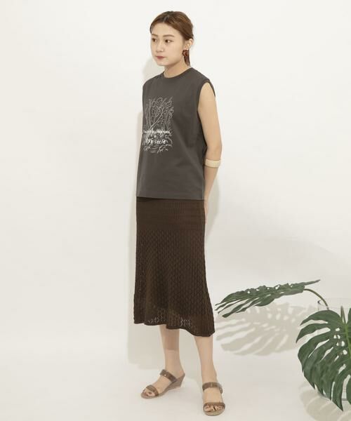 SENSE OF PLACE by URBAN RESEARCH / センスオブプレイス バイ アーバンリサーチ スカート | クロシェニットスカート | 詳細17