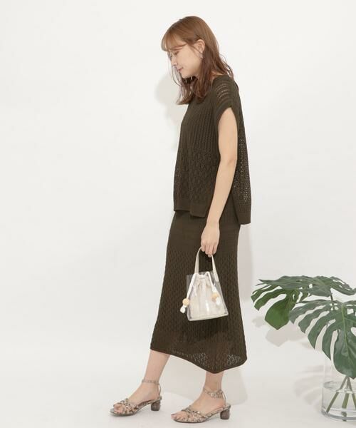 SENSE OF PLACE by URBAN RESEARCH / センスオブプレイス バイ アーバンリサーチ スカート | クロシェニットスカート | 詳細19