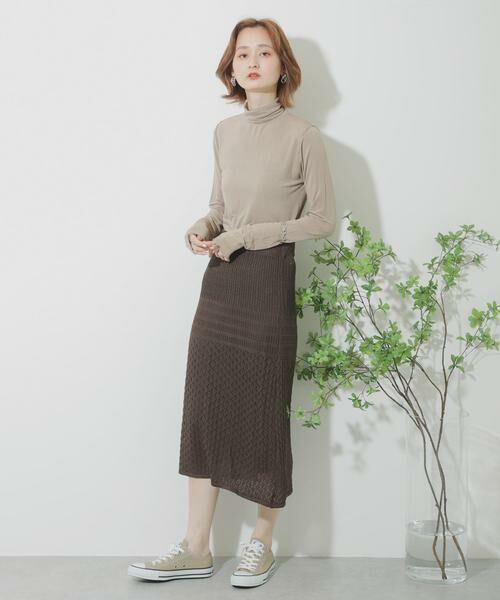 SENSE OF PLACE by URBAN RESEARCH / センスオブプレイス バイ アーバンリサーチ スカート | クロシェニットスカート | 詳細11