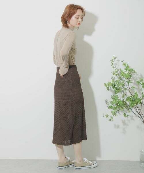 SENSE OF PLACE by URBAN RESEARCH / センスオブプレイス バイ アーバンリサーチ スカート | クロシェニットスカート | 詳細12