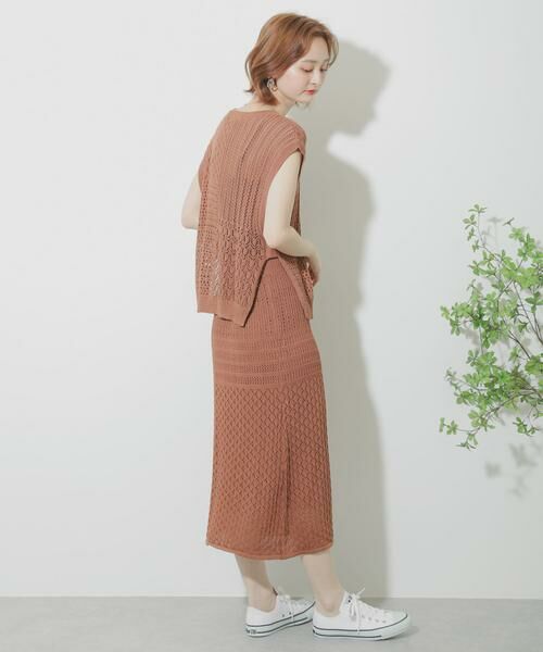 SENSE OF PLACE by URBAN RESEARCH / センスオブプレイス バイ アーバンリサーチ スカート | クロシェニットスカート | 詳細25