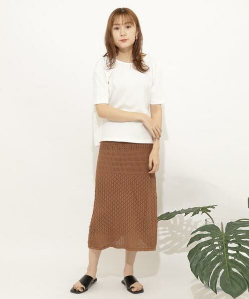 SENSE OF PLACE by URBAN RESEARCH / センスオブプレイス バイ アーバンリサーチ スカート | クロシェニットスカート | 詳細29