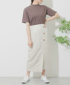 SENSE OF PLACE by URBAN RESEARCH / センスオブプレイス バイ アーバンリサーチ スカート | リネンレーヨン ラップスカート