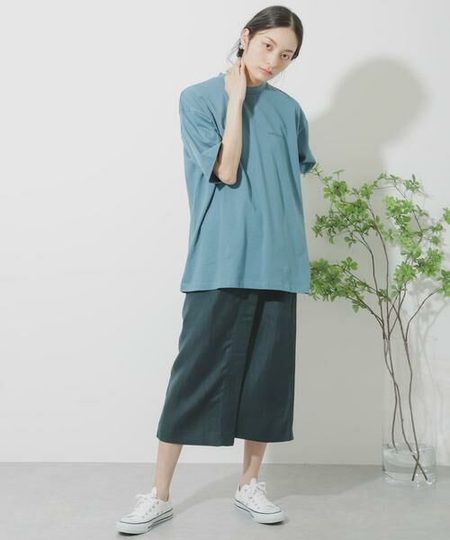 SENSE OF PLACE by URBAN RESEARCH / センスオブプレイス バイ アーバンリサーチ スカート | リネンレーヨン ラップスカート | 詳細5
