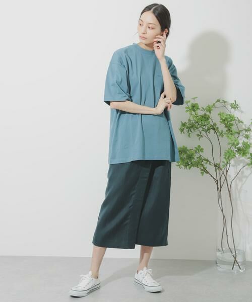 SENSE OF PLACE by URBAN RESEARCH / センスオブプレイス バイ アーバンリサーチ スカート | リネンレーヨン ラップスカート | 詳細6