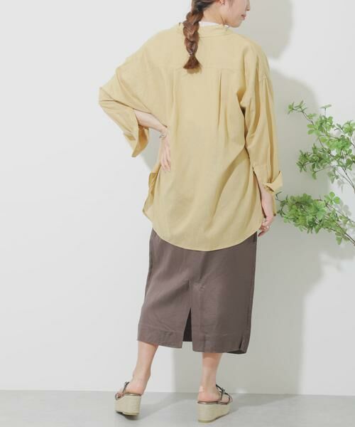 SENSE OF PLACE by URBAN RESEARCH / センスオブプレイス バイ アーバンリサーチ スカート | リネンレーヨン ラップスカート | 詳細18