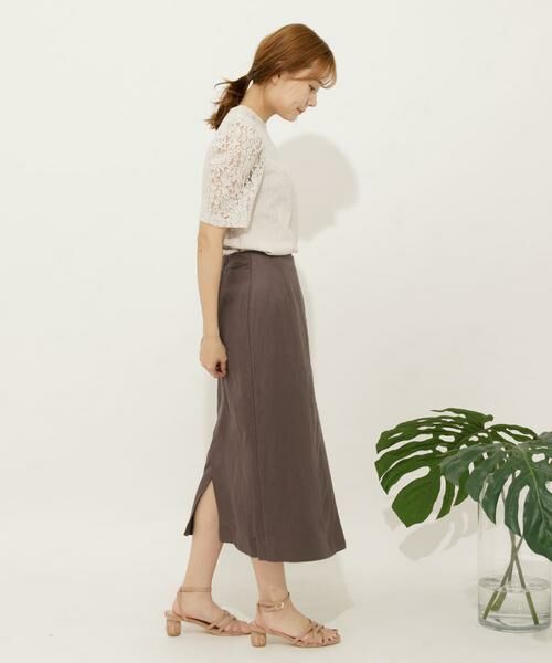 SENSE OF PLACE by URBAN RESEARCH / センスオブプレイス バイ アーバンリサーチ スカート | リネンレーヨン ラップスカート | 詳細22