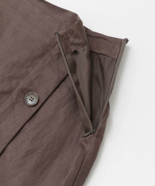 SENSE OF PLACE by URBAN RESEARCH / センスオブプレイス バイ アーバンリサーチ スカート | リネンレーヨン ラップスカート | 詳細24