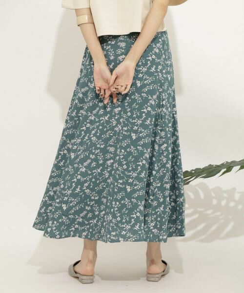 SENSE OF PLACE by URBAN RESEARCH / センスオブプレイス バイ アーバンリサーチ スカート | フラワープリントフレアスカート | 詳細2